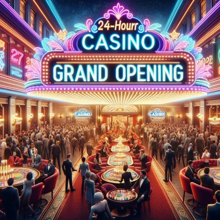 DE 24-UURS OPENING VAN HET CASINO